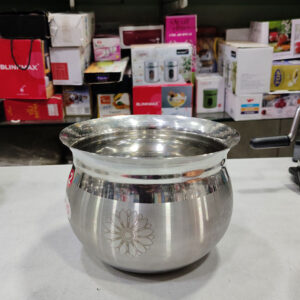 steel gift items | designer steel pot | mt018
