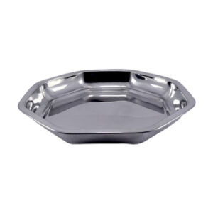 steel return gifts | stainless steel hexagonal plate | pd053