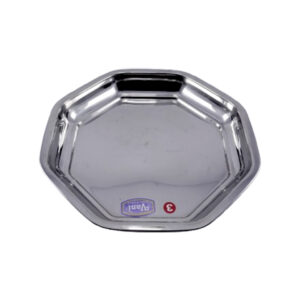 steel return gifts | stainless steel hexagonal plate | pd054