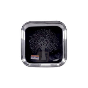steel return gifts | stainless steel square plate | pd063